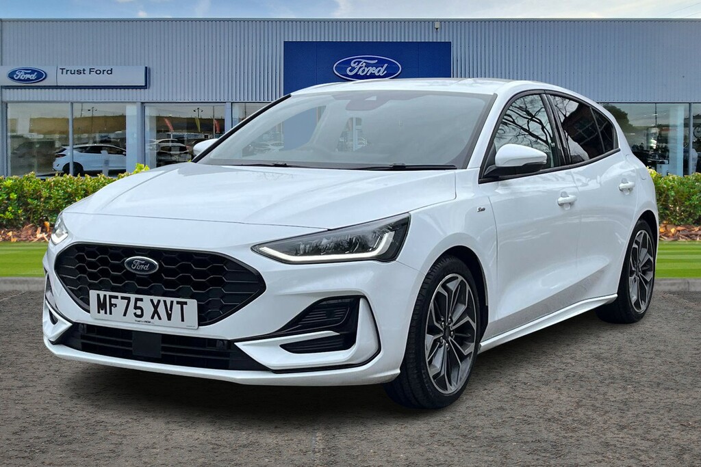 Ford Focus 1.0 Ecoboost Hybrid Mhev St-line X Heated Seat MF75XVT White #5
