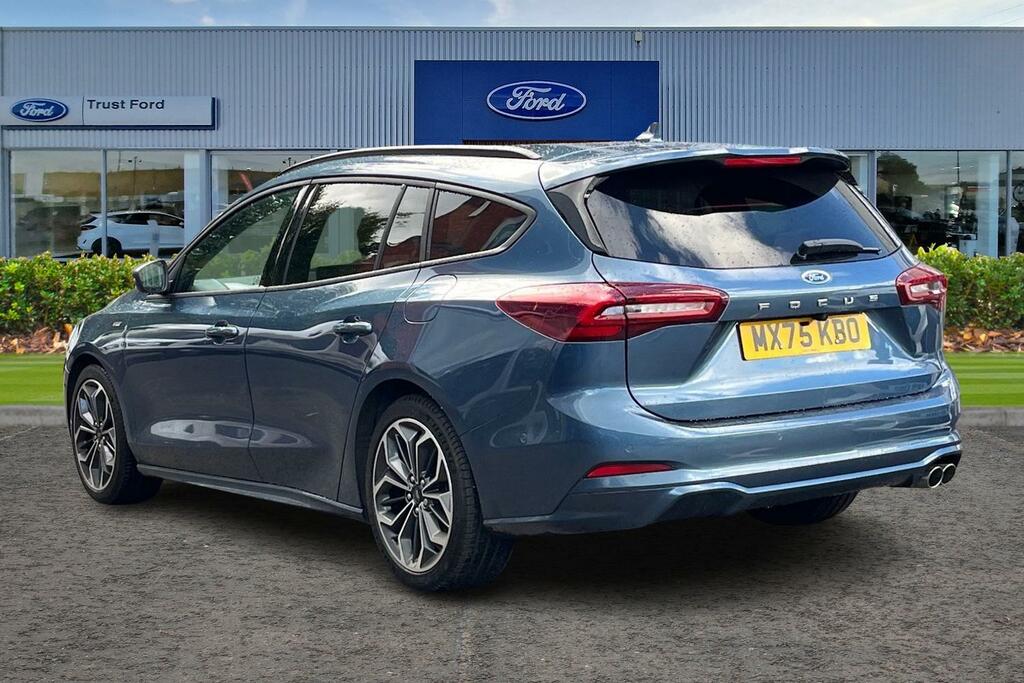 Ford Focus 1.0T Ecoboost Mhev St-line X Estate Self Parki MX75KBO Blue #2