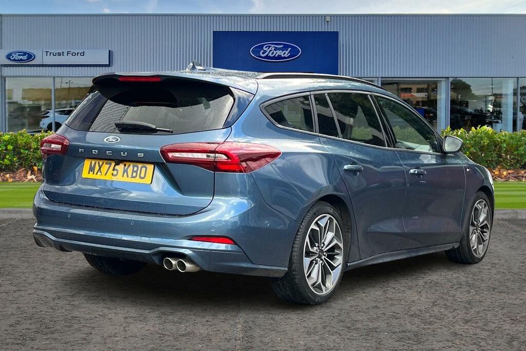 Ford Focus 1.0T Ecoboost Mhev St-line X Estate Self Parki MX75KBO Blue #4