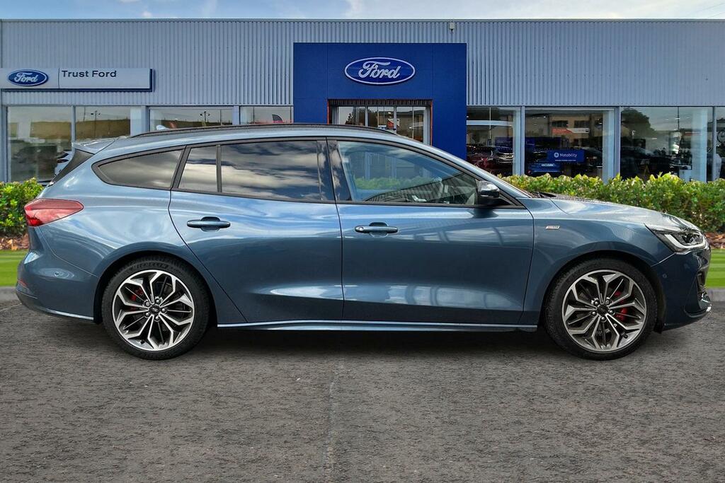 Ford Focus 1.0T Ecoboost Mhev St-line X Estate Self Parki MX75KBO Blue #3