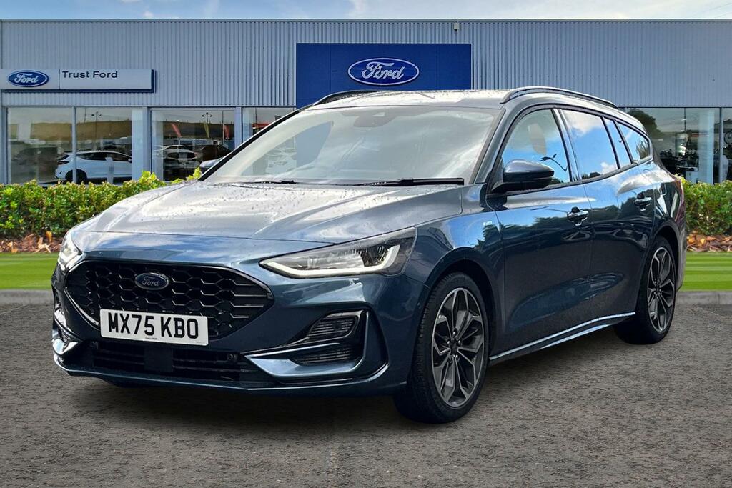 Ford Focus 1.0T Ecoboost Mhev St-line X Estate Self Parki MX75KBO Blue #5