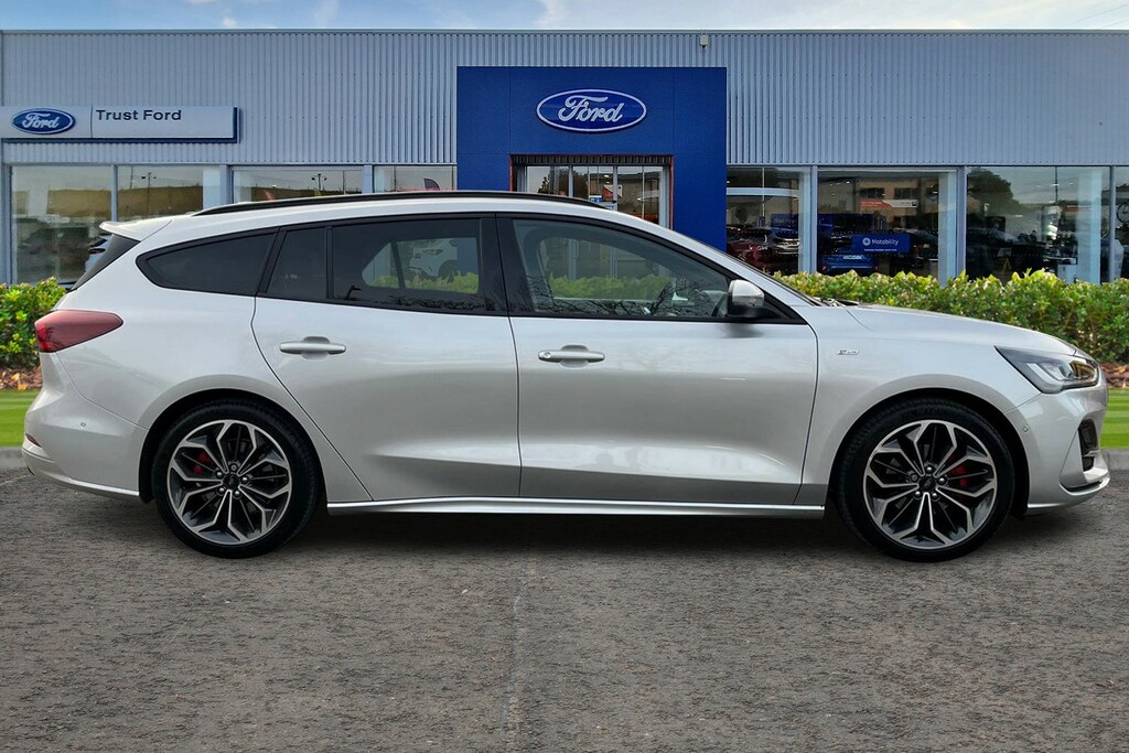 Ford Focus 1.0T Ecoboost Mhev St-line X Estate Self Parki Silver #3