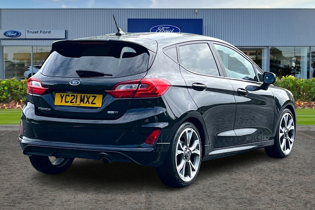 Ford Fiesta 1.0 Ecoboost Hybrid Mhev 155 St-line X Edition YC21MXZ Black #4