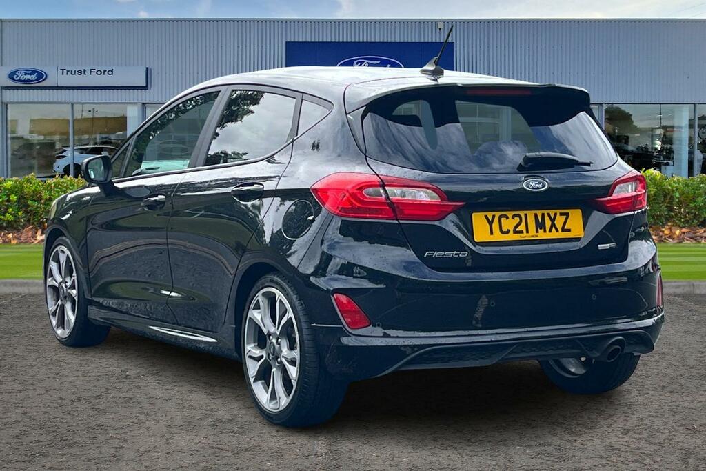 Ford Fiesta 1.0 Ecoboost Hybrid Mhev 155 St-line X Edition YC21MXZ Black #2