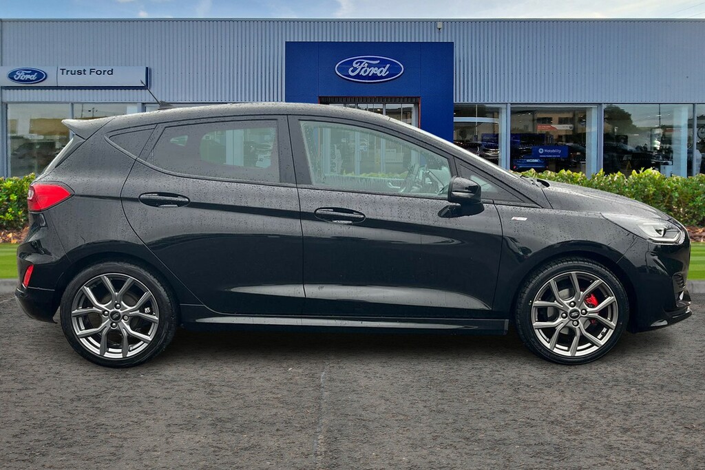Ford Fiesta 1.0 Ecoboost Hybrid Mhev 125 St-line PY72FJJ Black #3