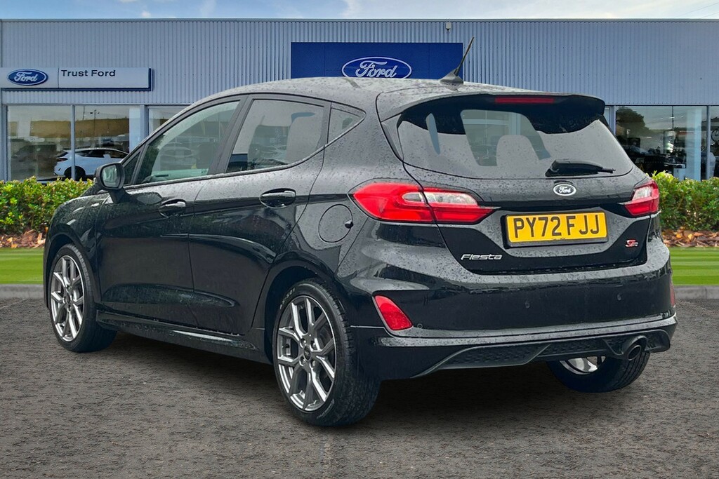 Ford Fiesta 1.0 Ecoboost Hybrid Mhev 125 St-line PY72FJJ Black #2