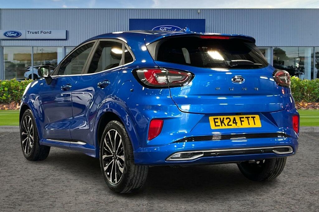 Ford Puma 1.0 Ecoboost Hybr Mhev 155 St-line Vignale Dct EK24FTT Blue #2