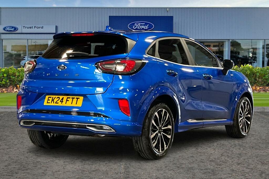Ford Puma 1.0 Ecoboost Hybr Mhev 155 St-line Vignale Dct EK24FTT Blue #4