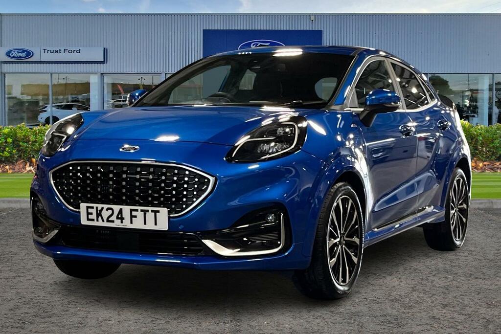 Ford Puma 1.0 Ecoboost Hybr Mhev 155 St-line Vignale Dct EK24FTT Blue #5