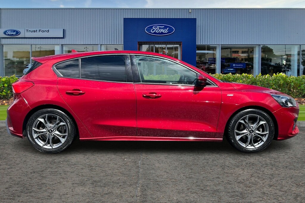 Ford Focus 1.0 Ecoboost 125 St-line - Carplat Sat Nav Wir MGZ8266 Red #3