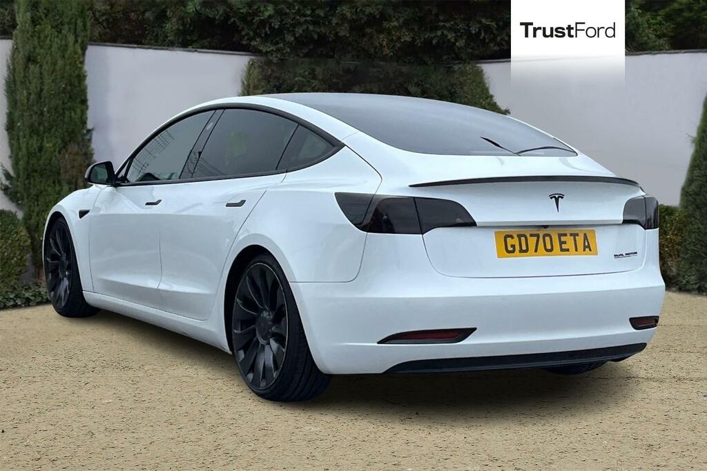 Tesla Model 3 Performance Awd Performance Upgrade White #2