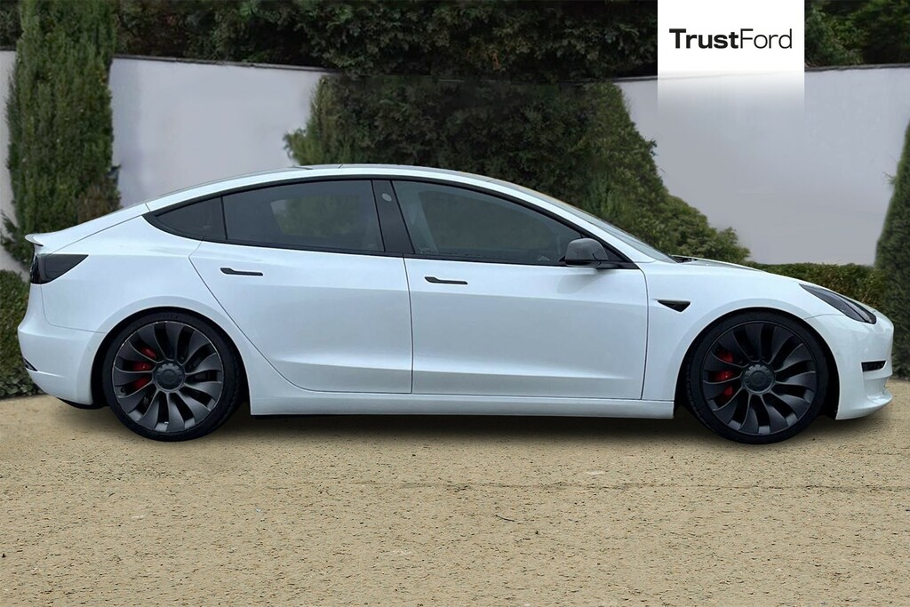 Tesla Model 3 Performance Awd Performance Upgrade White #3