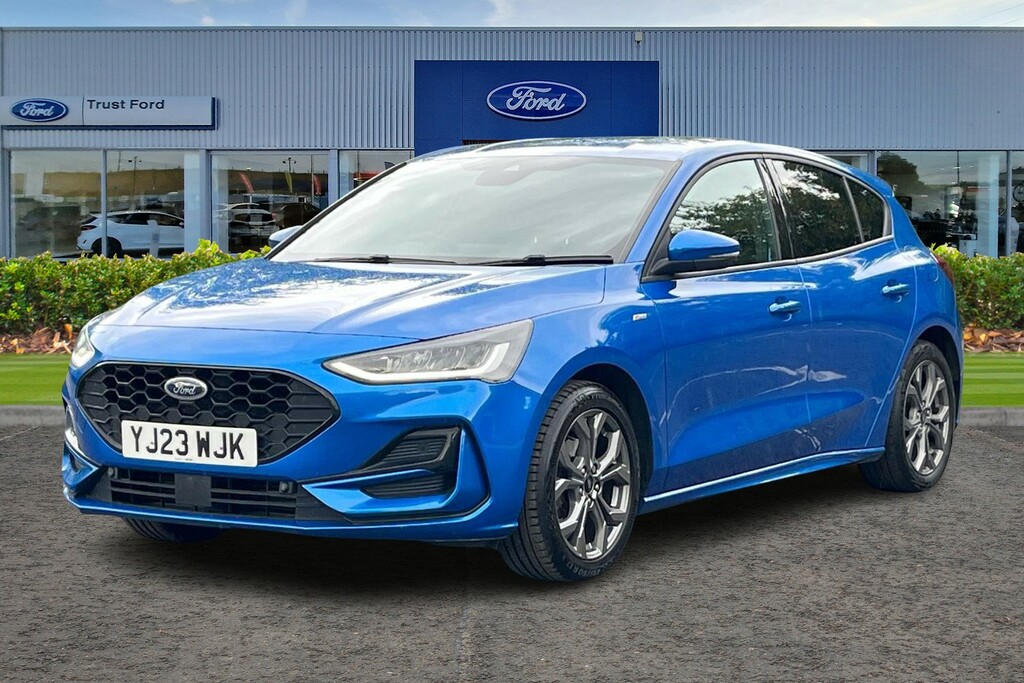 Ford Focus 1.0 Ecoboost Hybrid Mhev 155 St-line Edition YJ23WJK Blue #4