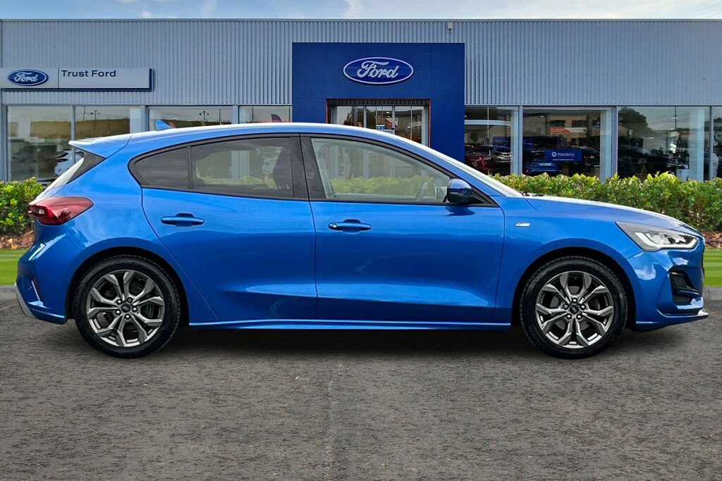 Ford Focus 1.0 Ecoboost Hybrid Mhev 155 St-line Edition YJ23WJK Blue #2
