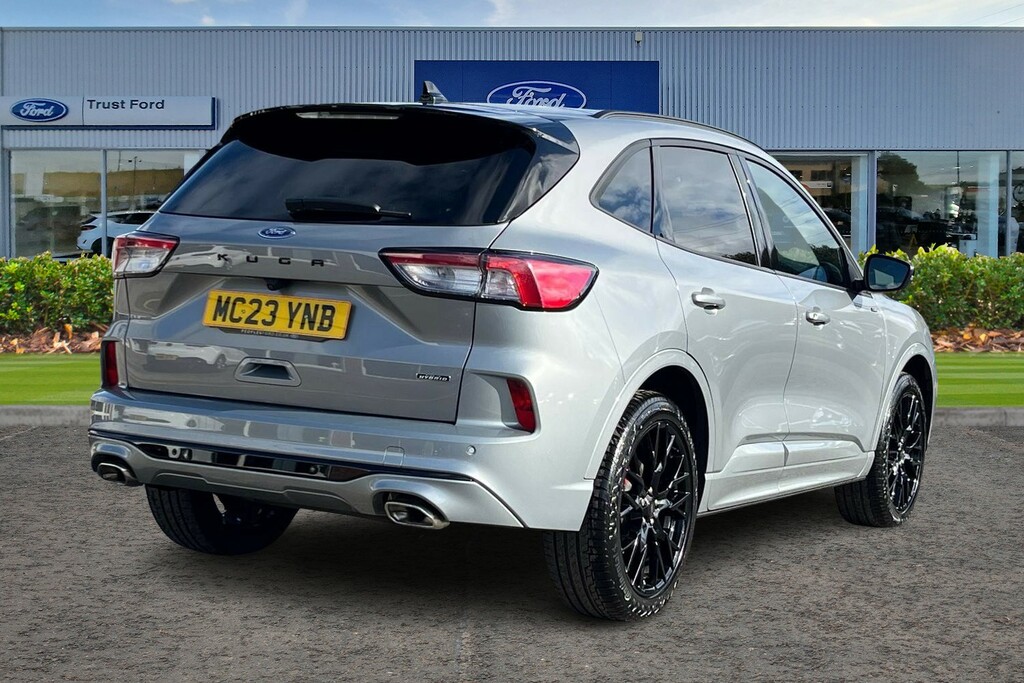 Ford Kuga 2.5 Phev Black Package Edition Sync3 Navigation He MC23YNB Silver #4