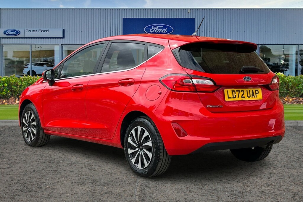 Ford Fiesta 1.0 Ecoboost Titanium LD72UAP Red #2