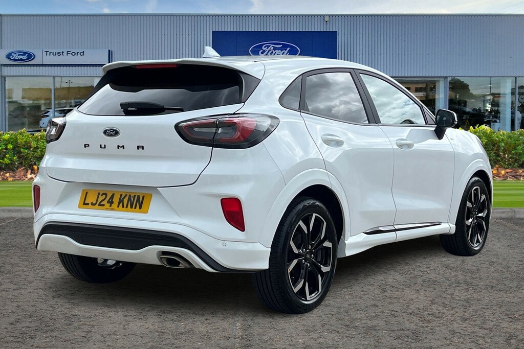 Ford Puma 1.0T Ecoboost Mhev St-line X Suv Hybrid LJ24KNN White #4