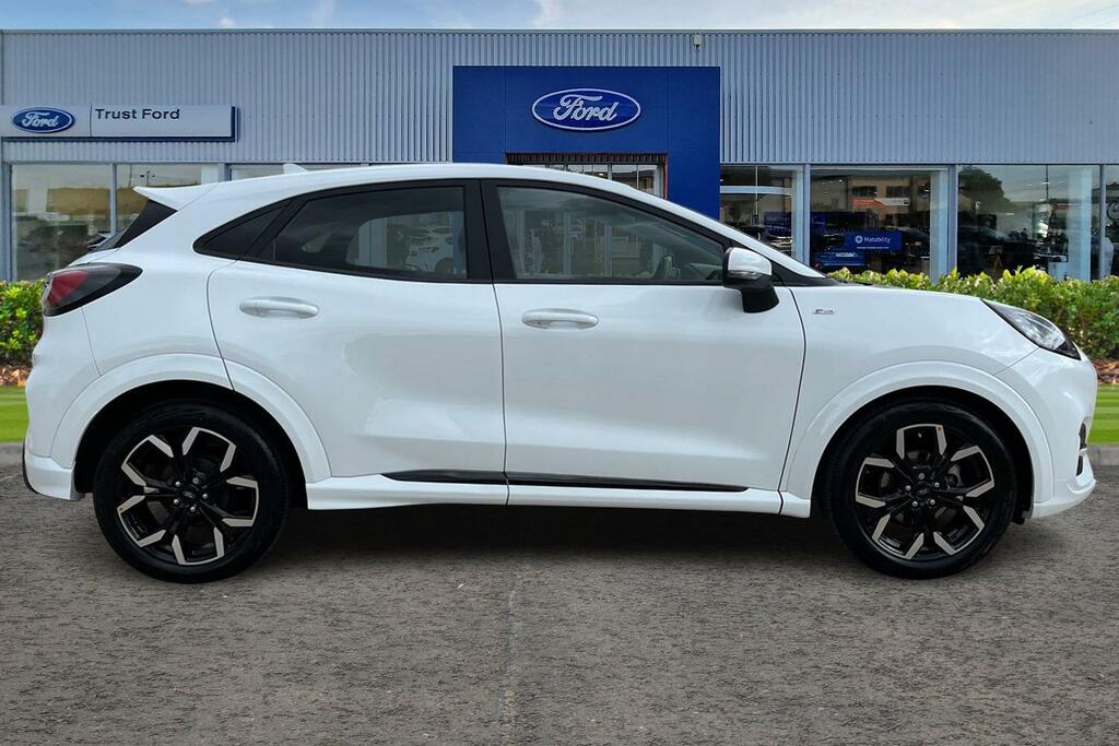 Ford Puma 1.0T Ecoboost Mhev St-line X Suv Hybrid LJ24KNN White #3