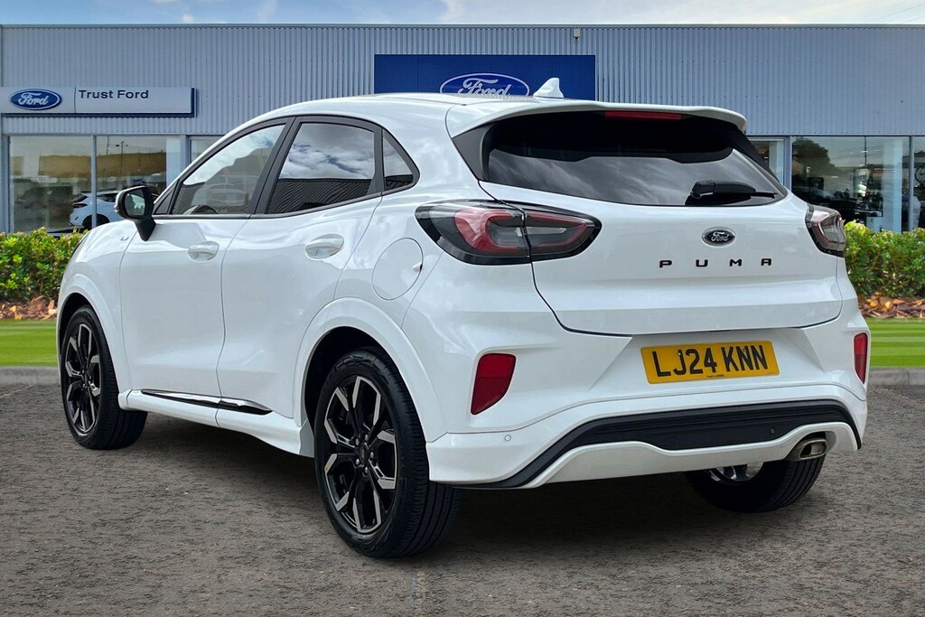 Ford Puma 1.0T Ecoboost Mhev St-line X Suv Hybrid LJ24KNN White #2