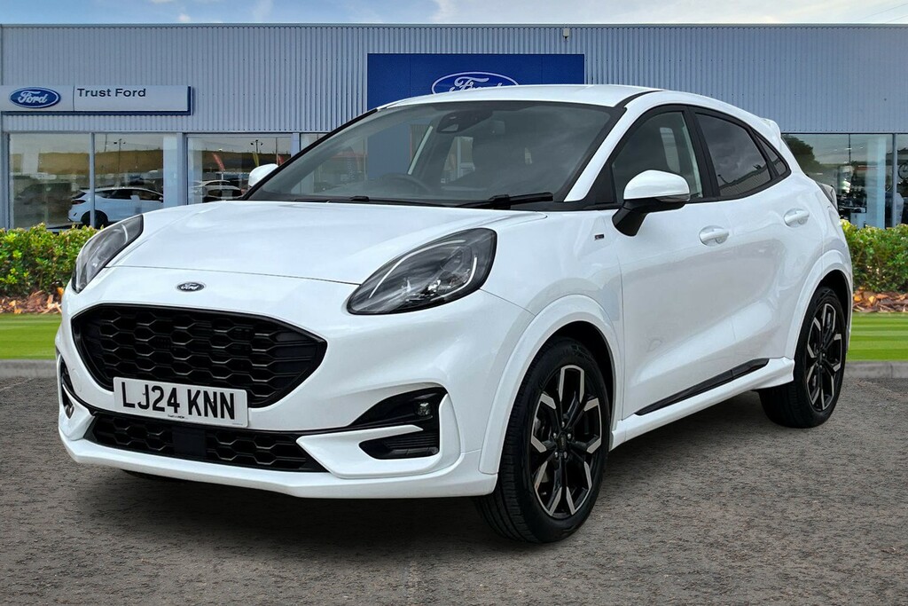 Ford Puma 1.0T Ecoboost Mhev St-line X Suv Hybrid LJ24KNN White #5