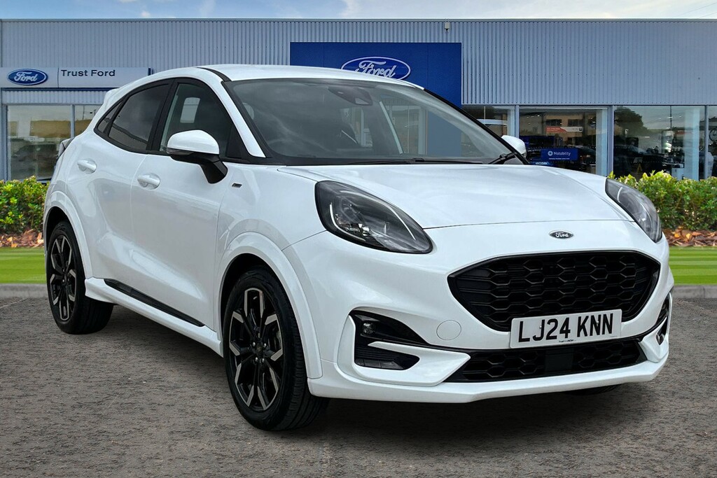 Ford Puma 1.0T Ecoboost Mhev St-line X Suv Hybrid LJ24KNN White