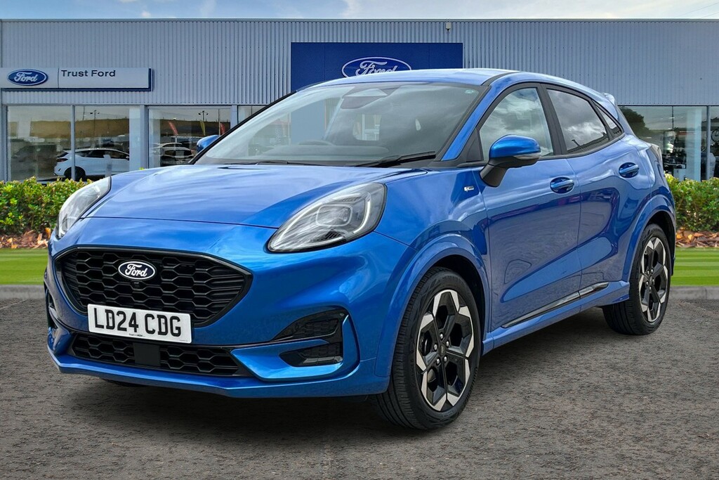 Ford Puma 1.0T Ecoboost Mhev St-line X Suv Hybrid LD24CDG Blue #5