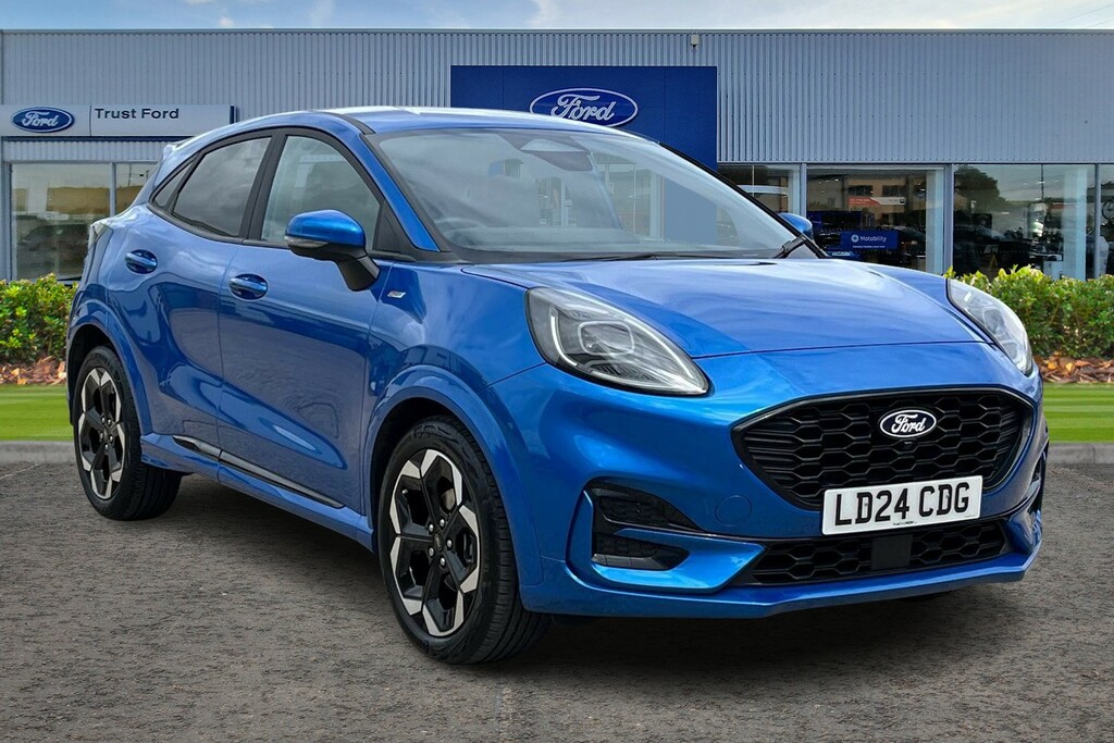 Ford Puma 1.0T Ecoboost Mhev St-line X Suv Hybrid LD24CDG Blue