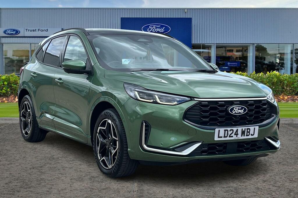 Ford Kuga 2.5 Duratec 14.4Kwh St-line X Suv Plug- LD24WBJ Green