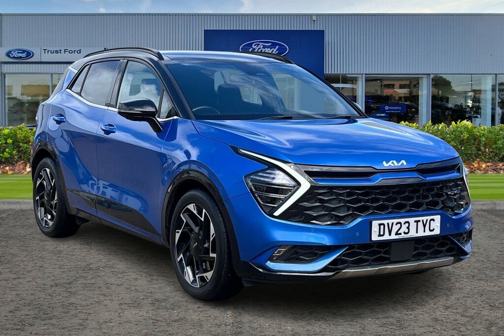 Kia Sportage 1.6 T-gdi Mhev Gt-line S Suv Hybrid Dct Blue