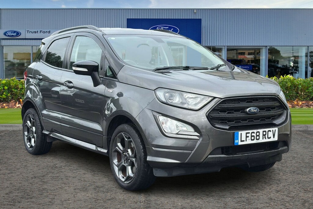Ford Ecosport 1.0 Ecoboost St-line With Sat Nav Rear Camera Grey