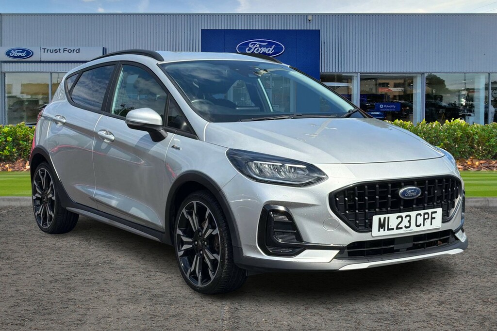 Ford Fiesta 1.0 Ecoboost Hybrid Mhev 125 Active X With Rea ML23CPF Silver