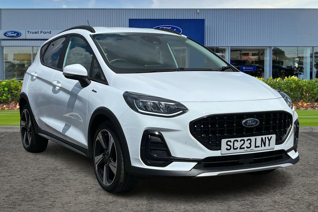 Ford Fiesta 1.0T Ecoboost Mhev Active Edition Hatchback Pe White