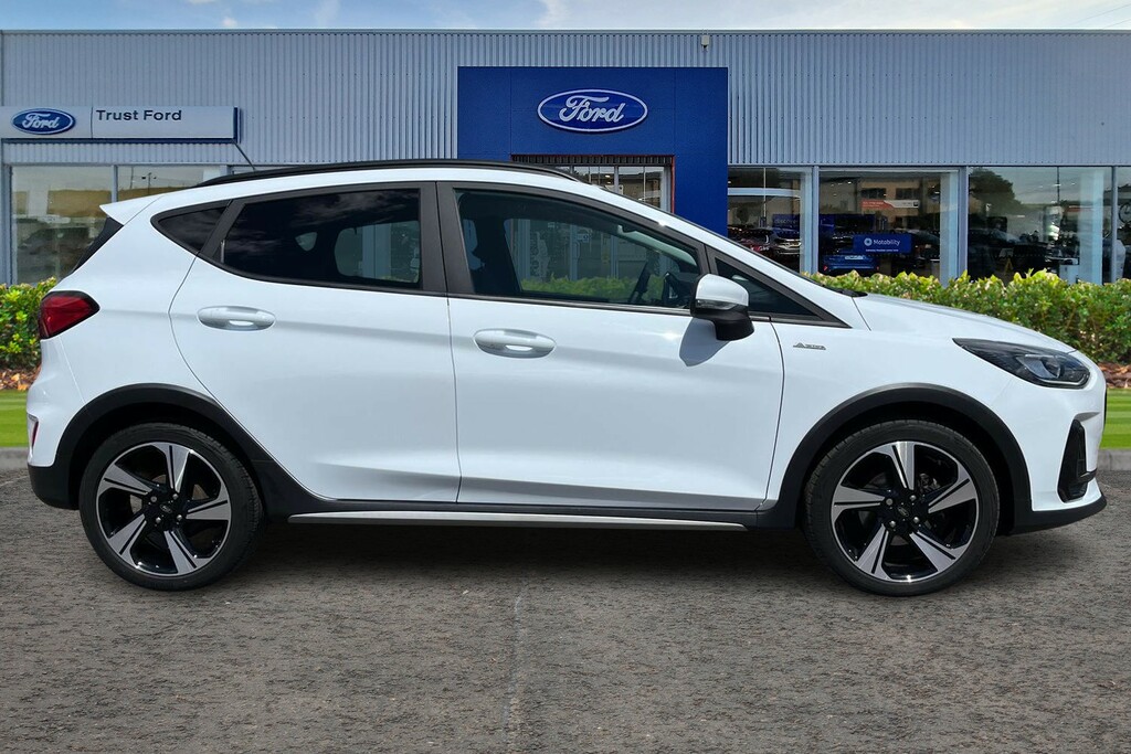 Ford Fiesta 1.0T Ecoboost Mhev Active Edition Hatchback Pe SC23LNY White #3