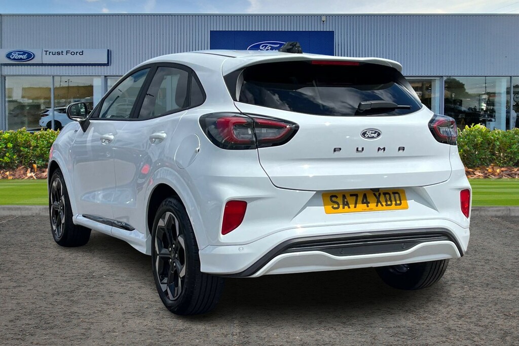 Ford Puma 1.0T Ecoboost Mhev St-line X Suv Hybrid SA74XBD White #2