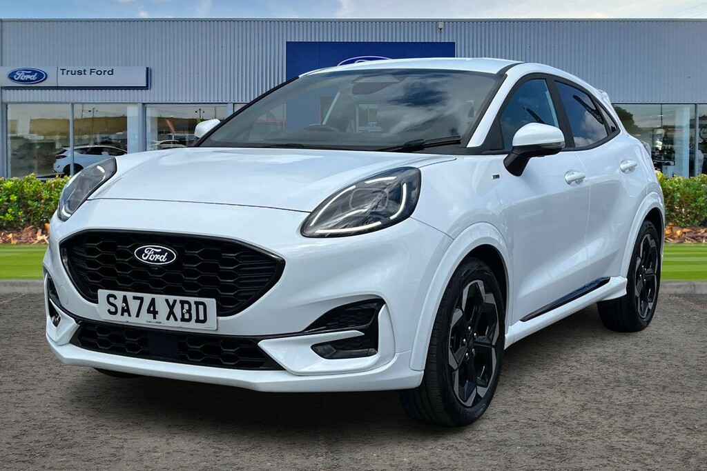 Ford Puma 1.0T Ecoboost Mhev St-line X Suv Hybrid SA74XBD White #5