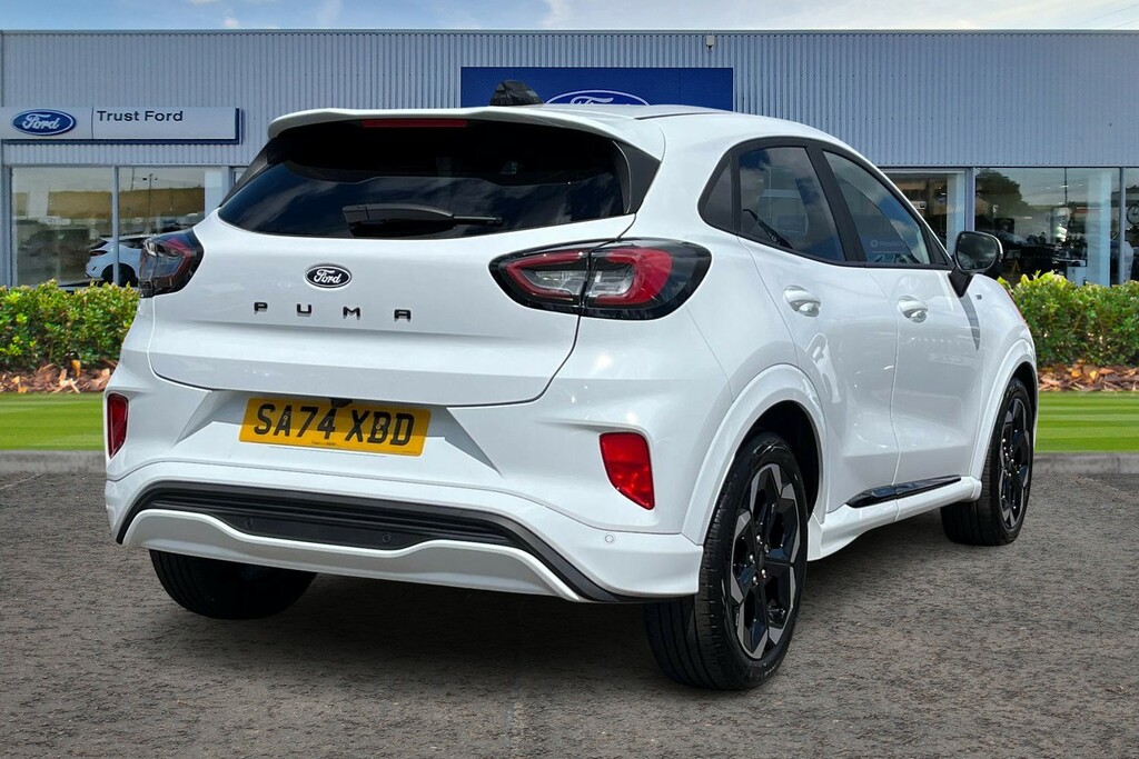 Ford Puma 1.0T Ecoboost Mhev St-line X Suv Hybrid SA74XBD White #4