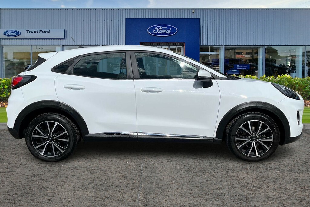 Ford Puma 1.0 Ecoboost Hybrid Mhev Titanium Dct Self Par ML23UZS White #3