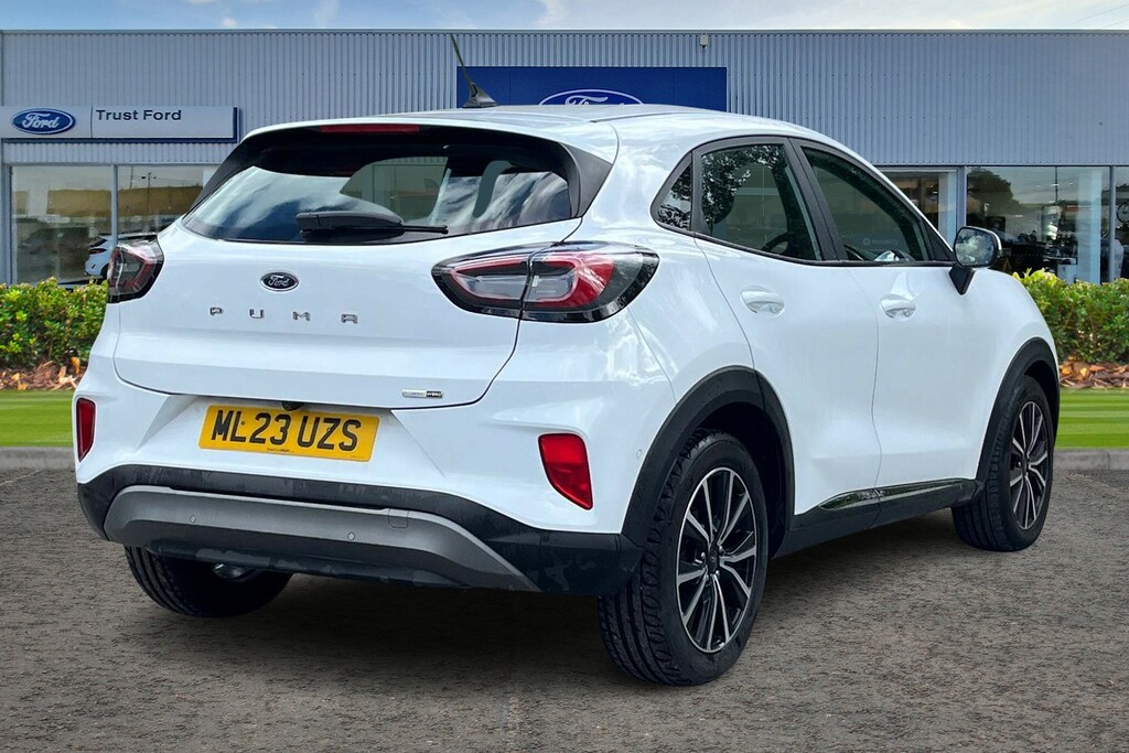 Ford Puma 1.0 Ecoboost Hybrid Mhev Titanium Dct Self Par ML23UZS White #4