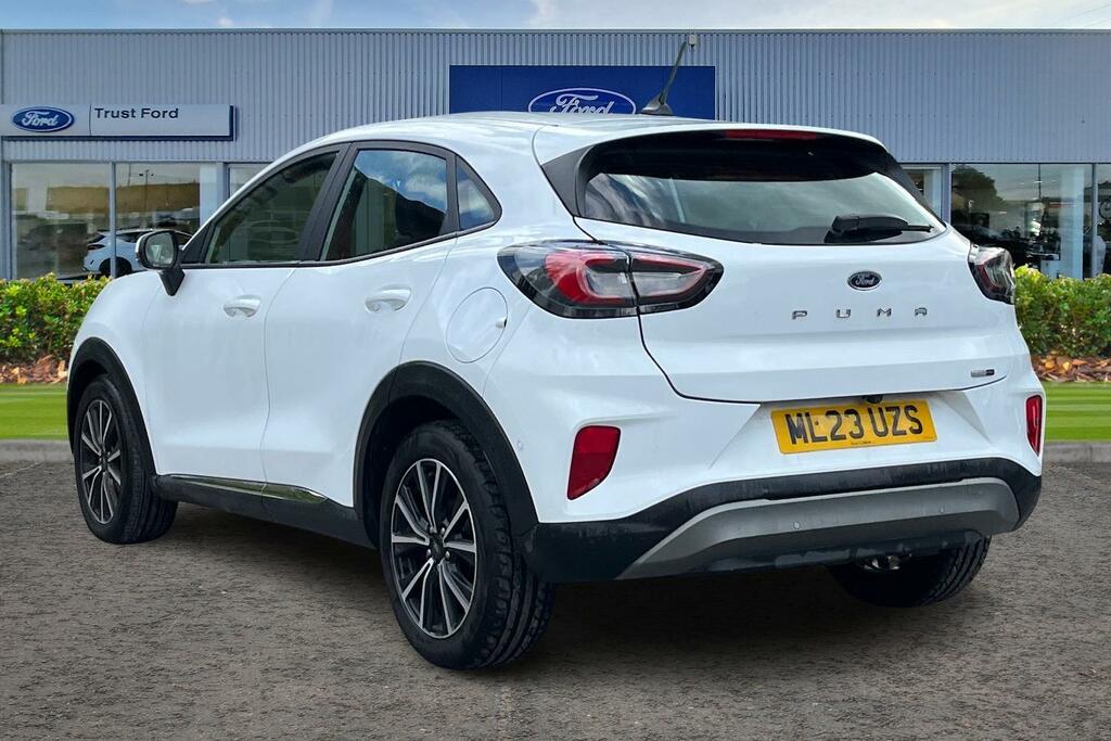 Ford Puma 1.0 Ecoboost Hybrid Mhev Titanium Dct Self Par ML23UZS White #2