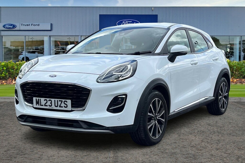 Ford Puma 1.0 Ecoboost Hybrid Mhev Titanium Dct Self Par ML23UZS White #5