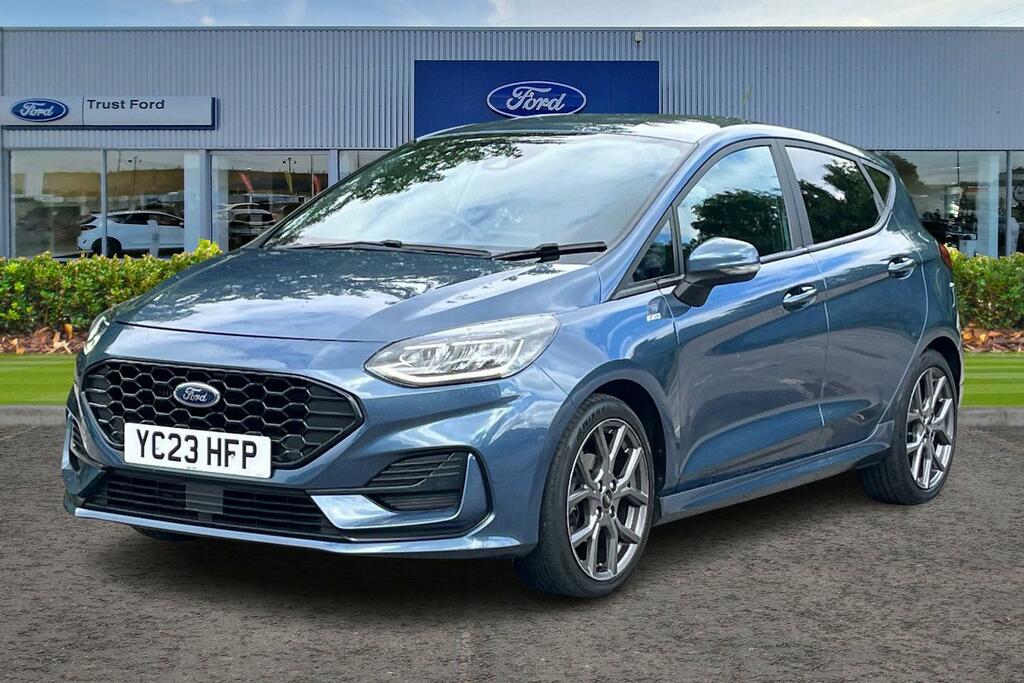 Ford Fiesta 1.0 Ecoboost St-line YC23HFP Blue #5