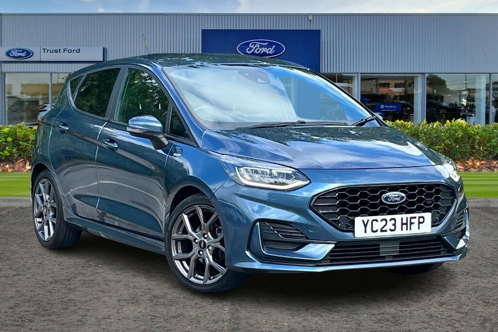 Ford Fiesta 1.0 Ecoboost St-line YC23HFP Blue