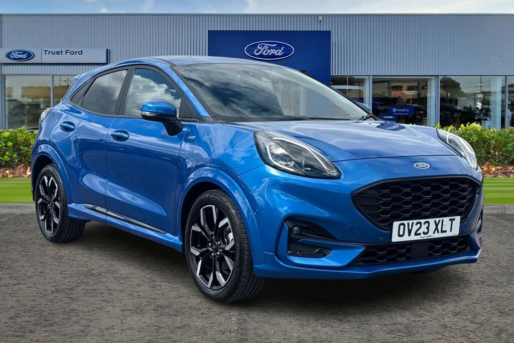 Ford Puma 1.0 Ecoboost Hybrid Mhev St-line X 5Dr- With Rever OV23XLT Blue