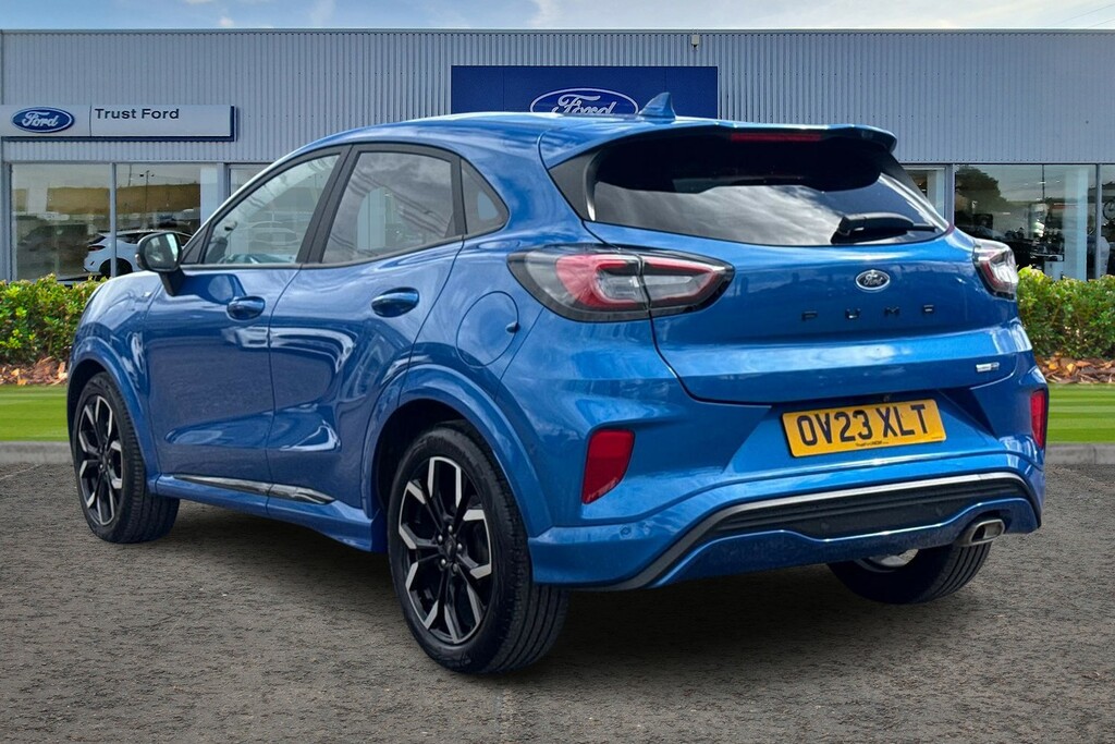 Ford Puma 1.0 Ecoboost Hybrid Mhev St-line X 5Dr- With Rever OV23XLT Blue #2