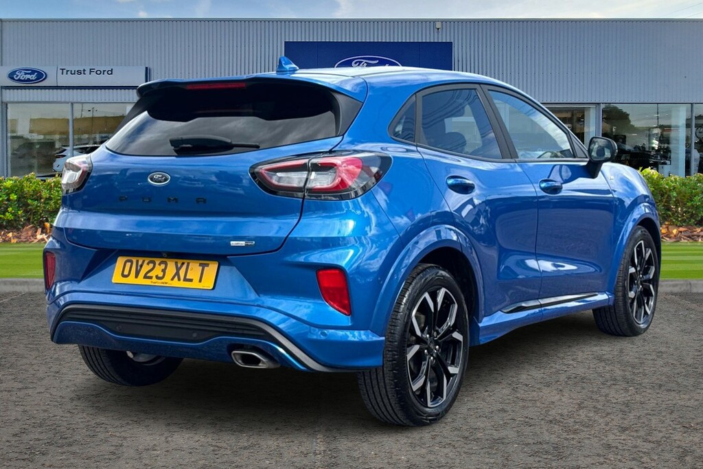 Ford Puma 1.0 Ecoboost Hybrid Mhev St-line X 5Dr- With Rever OV23XLT Blue #4