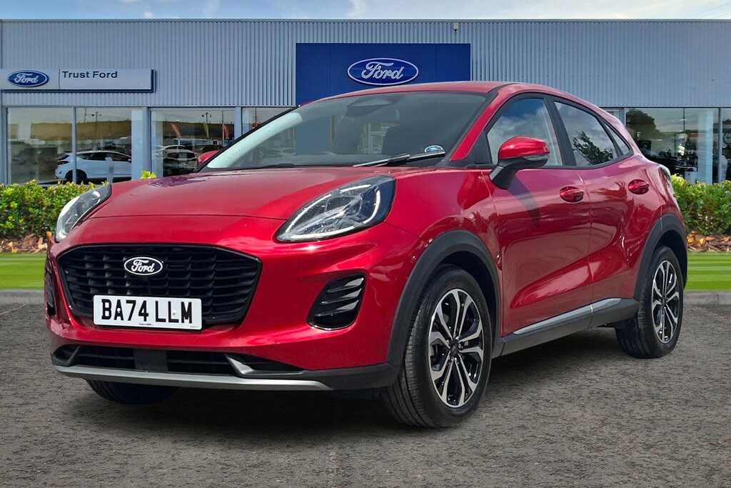 Ford Puma 1.0 Ecoboost Hybrid Mhev Titanium Sync 4 Bl BA74LLM Red #5