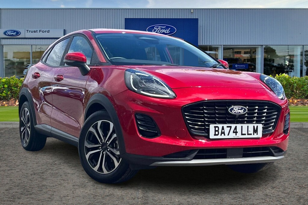Ford Puma 1.0 Ecoboost Hybrid Mhev Titanium Sync 4 Bl BA74LLM Red