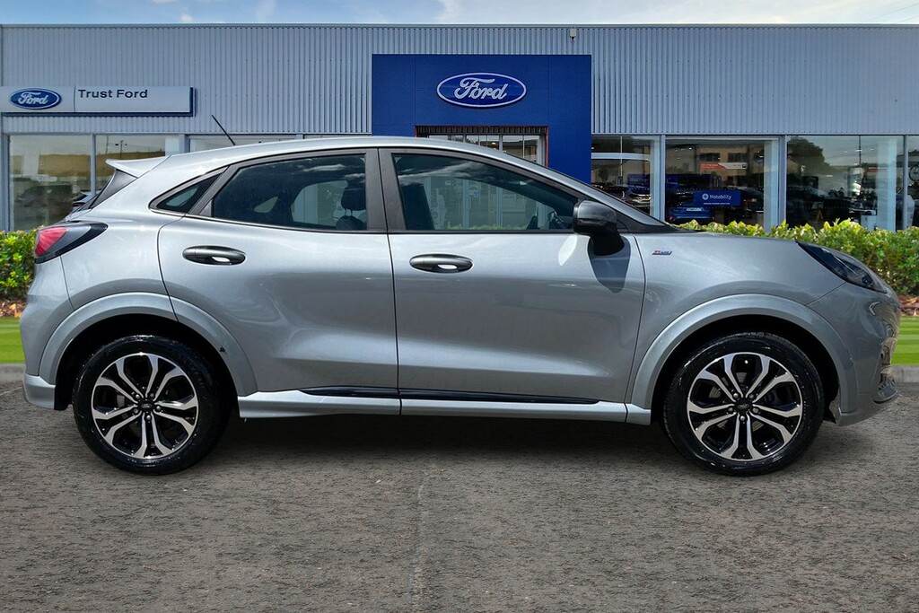 Ford Puma 1.0T Ecoboost Mhev St-line Suv Hybrid D YM72AOC Silver #3