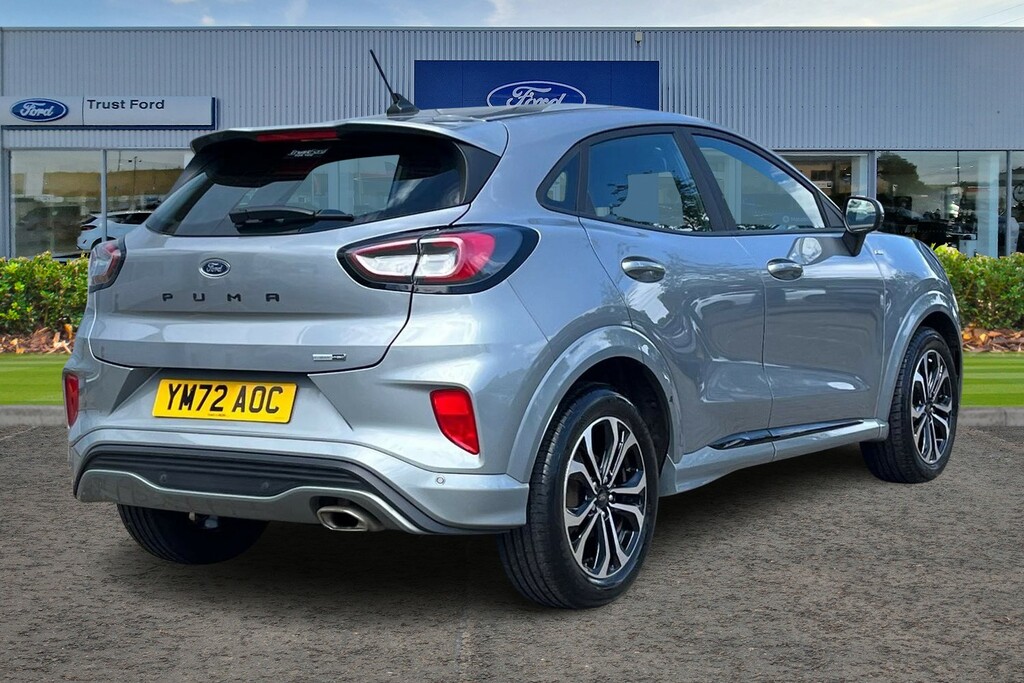 Ford Puma 1.0T Ecoboost Mhev St-line Suv Hybrid D YM72AOC Silver #4