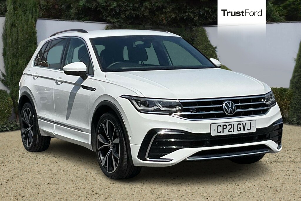 Volkswagen Tiguan 2.0 Tdi 4Motion R-line Dsgrear Camera - Heat CP21GVJ White